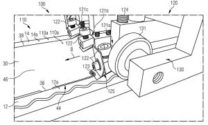 Patent sketch: Process of material removal from a surface